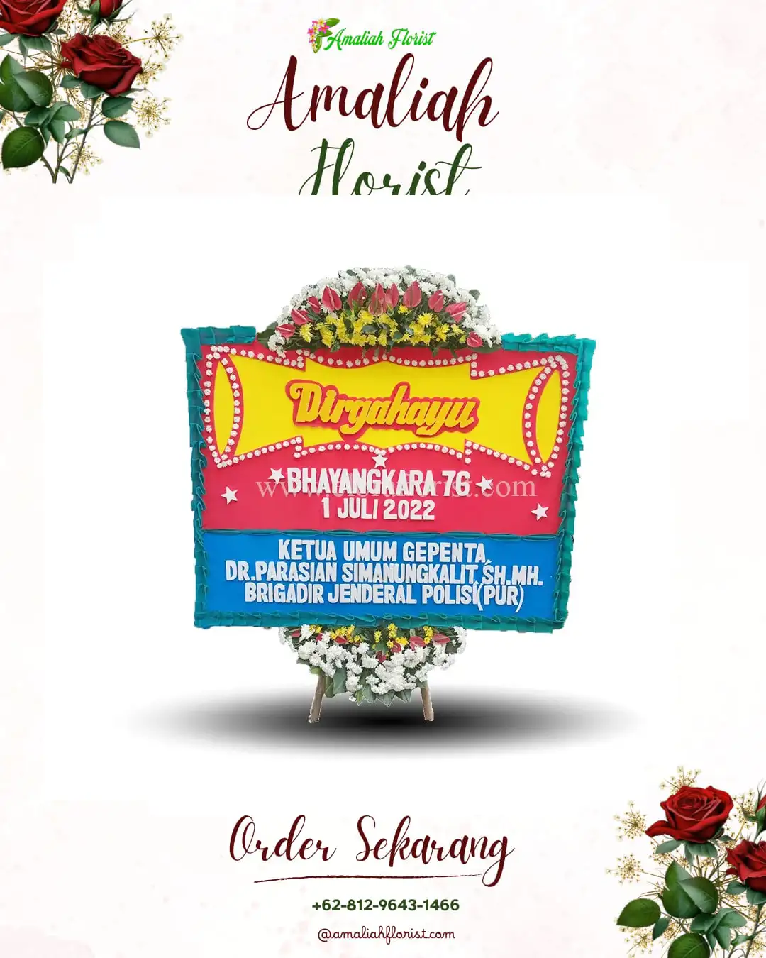 Papan Bunga HUT Ulang Tahun Ngadisalam